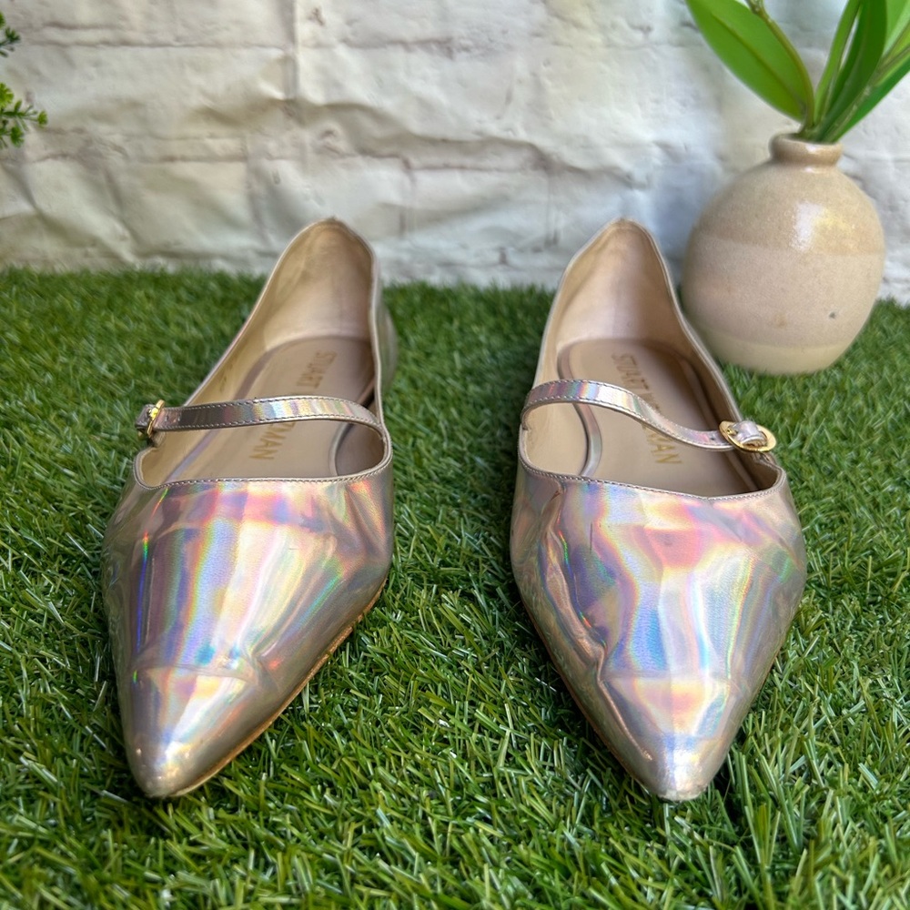 Stuart Weitzman Iridescent Flats - Picture 15 of 16